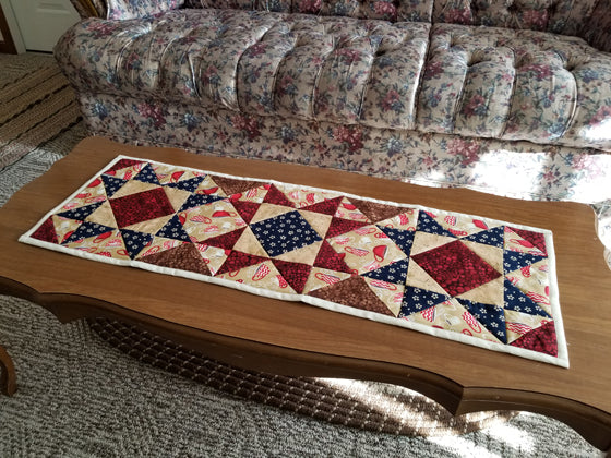 Finished Quilted Table Runner